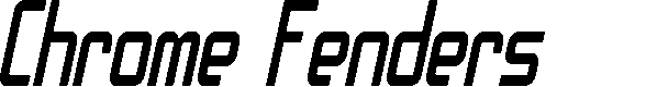 Preview image for SF Chrome Fenders Condensed Oblique