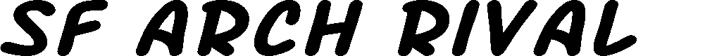 Preview image for SF Arch Rival Extended Bold Italic