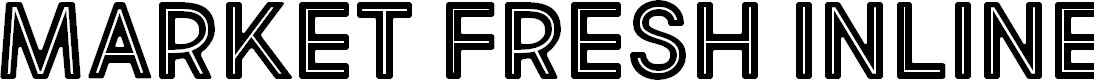 Preview image for Market Fresh Inline Bold All Caps
