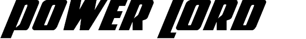 Preview image for Power Lord Italic Font