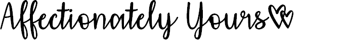 Preview image for Affectionately Yours