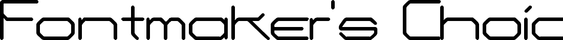 Preview image for Fontmaker's Choice