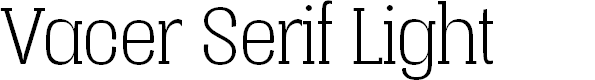 Preview image for Vacer Serif Personal Light