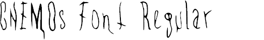 Preview image for CHEMOs Font Regular