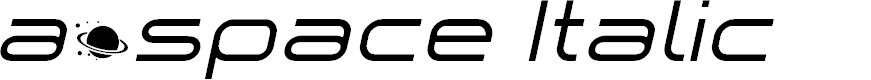 Preview image for a•space Italic
