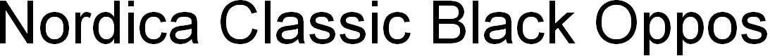 Preview image for Nordica Classic Black Opposite Oblique Outline