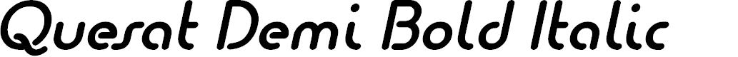 Preview image for Quesat Demi Bold Demo Italic