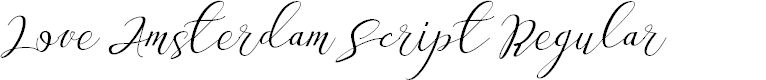 Preview image for Love Amsterdam Script Regular