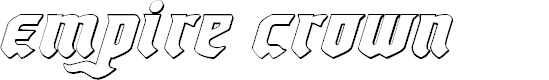 Preview image for Empire Crown 3D Italic