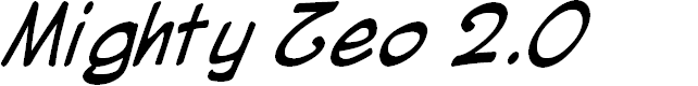 Preview image for Mighty Zeo 2.0 Italic