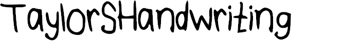 Preview image for TaylorSHandwriting
