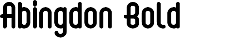 Preview image for Abingdon Bold