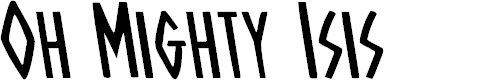 Preview image for Oh Mighty Isis Leftalic