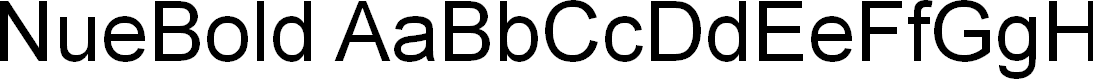 Preview image for NueBold