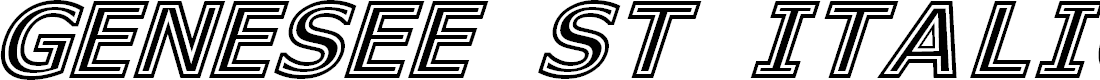 Preview image for Genesee St Italic