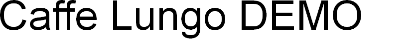 Preview image for Caffe Lungo DEMO Regular