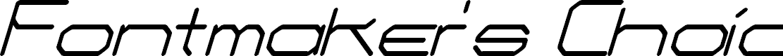 Preview image for Fontmaker's Choice Italic