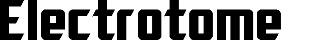 Preview image for SF Electrotome Bold