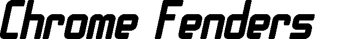 Preview image for SF Chrome Fenders Bold Oblique