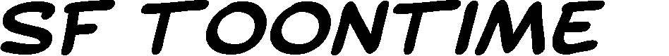 Preview image for SF Toontime Extended Bold Italic
