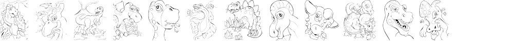 Preview image for 101! Color Fill DinoZ