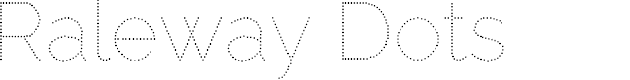 Preview image for Raleway Dots