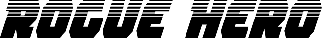 Preview image for Rogue Hero Halftone Italic