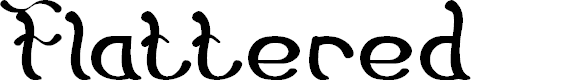 Preview image for Flattered Font