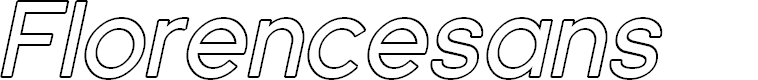 Preview image for Florencesans Outline Italic