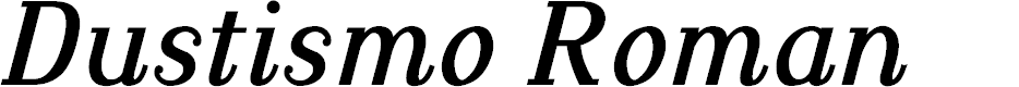 Preview image for Dustismo Roman Bold Italic