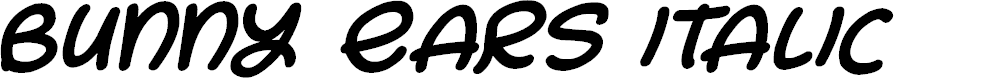Preview image for Bunny Ears Italic