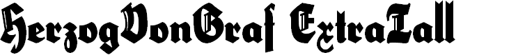 Preview image for HerzogVonGraf ExtraTall