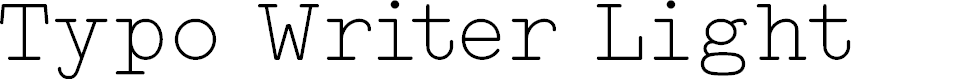Preview image for Typo Writer Light Demo