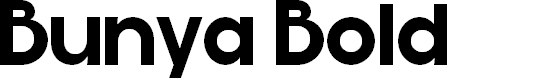 Preview image for Bunya PERSONAL Bold