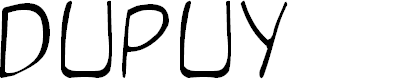 Preview image for DupuyLight Regular