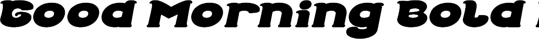 Preview image for Good Morning Bold Italic