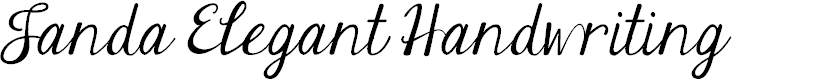 Preview image for Janda Elegant Handwriting