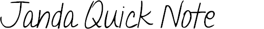 Preview image for Janda Quick Note