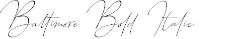 Preview image for Baltimore Bold - Italic