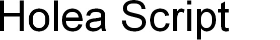 Preview image for Holea Script