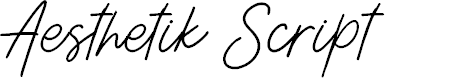 Preview image for Aesthetik Script
