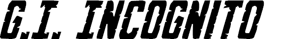 Preview image for G.I. Incognito Italic
