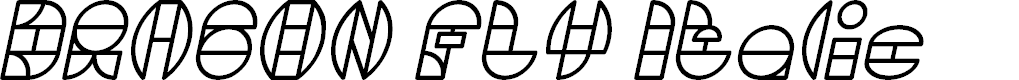 Preview image for DRAGON FLY Italic