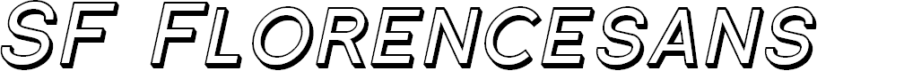 Preview image for SF Florencesans SC Shaded Italic