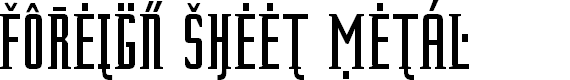 Preview image for ForeignSheetMetal