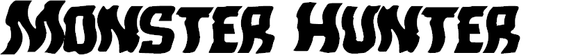 Preview image for Monster Hunter Warped Italic