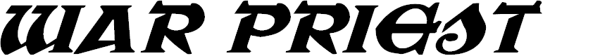 Preview image for War Priest Expanded Italic
