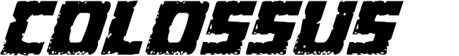 Preview image for Colossus Regular Italic