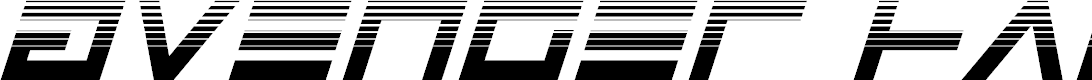 Preview image for Avenger Haltone Italic