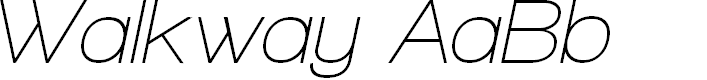 Preview image for Walkway Oblique SemiBold